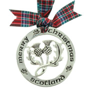 Scottish Christmas Ornament, MacBean, McBain Tartan